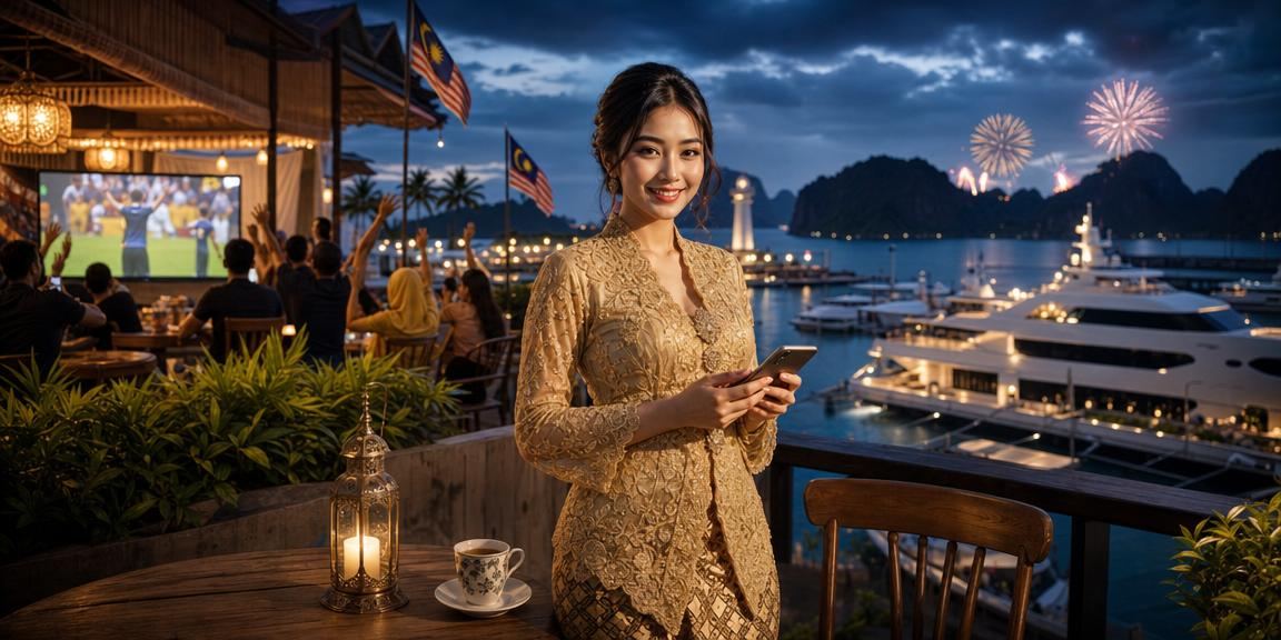 Kasino mudah alih di Langkawi dengan gaya kebaya tempatan