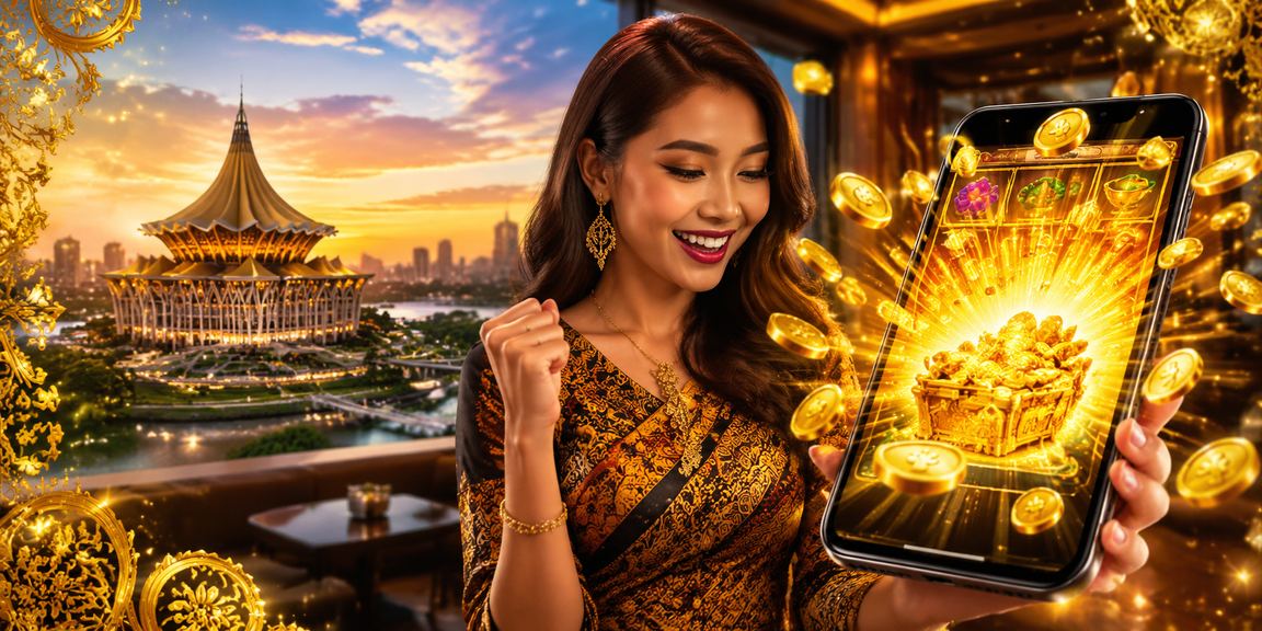 Permainan slot tema batik Sarawak bergaya Malaysia dalam talian
